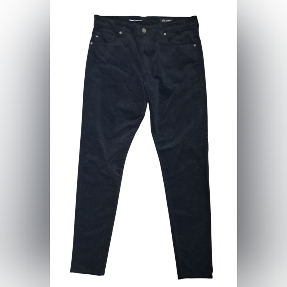AG Farrah Velvet Skinny Jeans Black Size 31